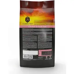 Сухий корм Ambrosia Grain Free для цуценят усіх порід з куркою та свіжою рибою 2 кг - мініатюра 2