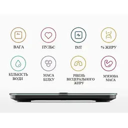 Розумні ваги Xiaomi Mijia Body Fat Scale S400 PRO сірі (BHR8695CN) - мініатюра 4