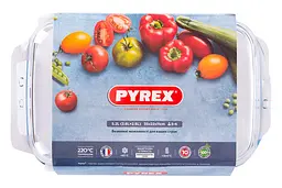 Каструля склянна Pyrex Classic, з кришкою, 2,6 л + 2,6 л (6521986) - мініатюра 5