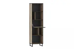 Стелаж для книг та декору на ніжках Moreli Forte F-0016 у стилі Loft 550х2000х400 мм Дуб Гранж Пісочний - мініатюра 2
