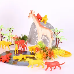 Ігровий набір фігурок Дикі Тварини FUN BANKA 320385-UA міні 38 предметів - мініатюра 4