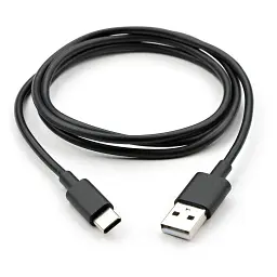 Дата кабель USB 2.0 AM to USB-C 1.0m PVC black Vinga (VCPDCTC1BK) - мініатюра 2