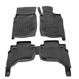 Комплект 3D килимків в салон Mitsubishi L200 KAOT 2006-2015 ПРАВЕ КЕРМО комплект килимків з 5 штук