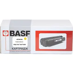 Картридж тон. BASF для OKI MC760/770/780 аналог 45396301 Yellow ( 6000 ст.) (BASF-KT-45396301) - мініатюра 4