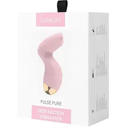 Вакуумний кліторальний стимулятор Svakom Pulse Pure Рожевий - мініатюра 7
