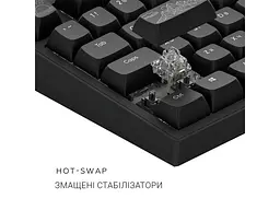 Клавіатура Dark Project ALU81 Terra Nostra ANSI ENG/UA Black (DPKB_NOSTRA_81_ANSI_BLACK_UA) - мініатюра 8