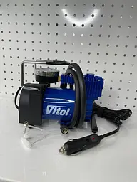 Автомобільний компресор Vitol 150psi 15Amp 40л R13-16 прикурювач (K-50) - мініатюра 3