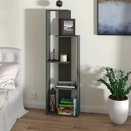 Стелаж для книг та декору FH-Odense 500х1600х200 мм Антрацит