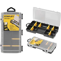 Органайзер Stanley 10 комірок з переставними перегородками пластиковий (STST81679-1) - мініатюра 4