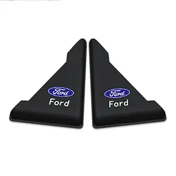 Захист кутів двері Ford 2 шт Гумові 45х58х47 мм на скотчі Чорні Посилені (протиударні чохли від сколів)