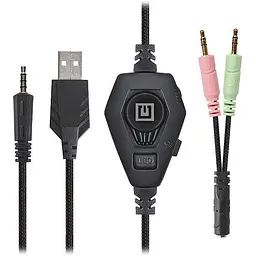 Ігрові навушники REAL-EL GDX-7680 Black (EL124100046) [112562] - мініатюра 10