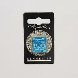 Акварельна фарба Sennelier, полукювета, S4, Кобальт глибокий (Cobalt Deep)