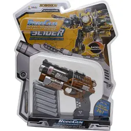 Іграшковий пістолет-трансформер Devik Toys RoboGun 2 в 1 Slider 6 м'яких куль (K03) - мініатюра 3