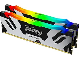 Пам'ять для настільних комп'ютерів Kingston FURY Renegade RGB Black (KF572C38RSA-16) - мініатюра 2