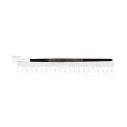 Пензель синтетика кругла Moon 1203R №7 коротка ручка ROSA (4823098542452)