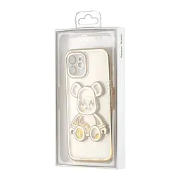 Чохол Shining Bear Case Protected Camera iPhone 12 Gold - мініатюра 2