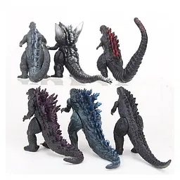 Набір іграшки фігурки Годзілла, Космодзила Godzilla 6 шт - мініатюра 5