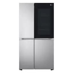 Холодильник LG SBS 179x91х74 холодильне відділення 414 л морозильне відділення 233 л 2 двері А+ NF Door in door нержавіюча сталь (GC-Q257CAFV) - мініатюра 3