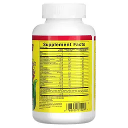 Мультивітаміни та мінерали для дітей Natural Factors Chewable Multi-Vitamin & Minerals 60 жувальних таблеток - мініатюра 2