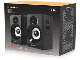 Комп'ютерні колонки REAL-EL S-217 Black (EL121200013) - мініатюра 9