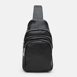 Чоловічий рюкзак шкіряний Keizer K11613bl-black - мініатюра 3