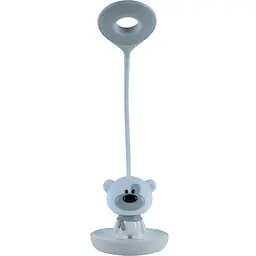 Настольная лампа Kite Bear LED с аккумулятором белая (K24-492-2-1)