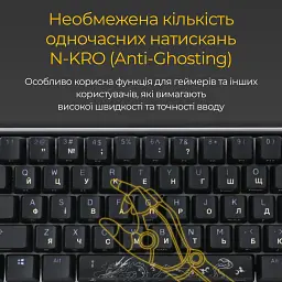 Клавіатура Ducky One 3 Mini Cherry MX Red RGB Black (DKON2161ST-RUAPXCLAWSC1) UA [125715] - мініатюра 8