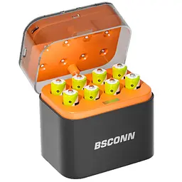 Акумуляторні батареї із зарядним кейсом Xiaomi BSCONN Li-ion AAA 1.5V 780 mAh 8 шт (TF-CD-011CE) - мініатюра 1