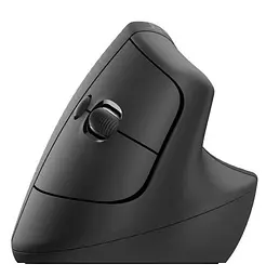 Миша комп'ютерна Logitech Lift Vertical Ergonomic Mouse Graphite B2B (910-006494) (6859759) - мініатюра 4
