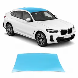 Антигравійна захисна бронеплівка за лекалами для BMW X4 G02 facelift 2021- зона даху