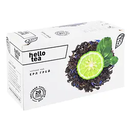 Чай чорний Hello Tea Ерл Грей 40 г (20 шт. х 2 г) (930230) - мініатюра 2