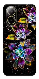 Чохол Demsky Flowers on black для Realme C67 4G