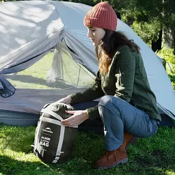 Спальник з капюшоном Naturehike CNK2300SD014 MJ600 Січ, зелений - мініатюра 6