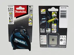 Рулетка вимірювальна 5.5 м Makita B-57146 - мініатюра 5