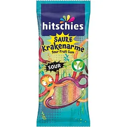 Цукерки жувальні Hitschies Saure Krakenarme 75 г
