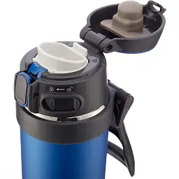 Термокружка Zojirushi SM-QAF60AK з переноскою 0.6 л Blue - мініатюра 3