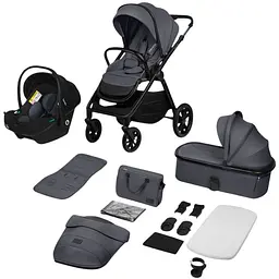 Коляска універсальна Lionelo Layla 3 в 1 grey stone (LO-LAYLA 3IN1 GREY STONE) - мініатюра 15