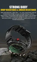 Смарт-годинник Lemfo LF26MAX силіконовий ремінець black (16365) - мініатюра 2