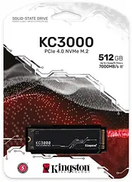 Накопичувач SSD 512GB Kingston KC3000 M.2 2280 PCIe 4.0 x4 NVMe 3D TLC (SKC3000S/512G) - мініатюра 5