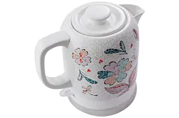 Електрочайник керамічний Maestro MR-068-Flowers 1.5л 1500 Вт білий - мініатюра 3