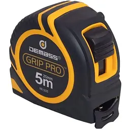 Рулетка вимірювальна Demass Grip Pro 5 м (RR 5025)