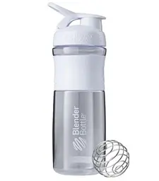 Шейкер спортивний BlenderBottle SportMixer Flip 28oz/820 мл White (SM 28oz White) - мініатюра 1