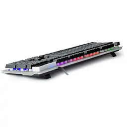 Клавіатура мультимедійна Defender Metal Hunter GK-140L (срібляста) - мініатюра 3