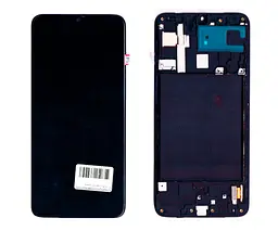 Дисплей Samsung A705 Galaxy A70 TFT INCELL чорний + рамка