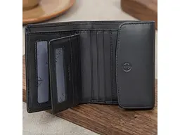 Гаманець жіночий натуральна шкіра Cortina 5087 nero Чорний 13,5x10 см TONY PEROTTI acs0032595 - мініатюра 4