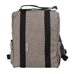 Рюкзак-антикрадій OOLOO Кенгуру mini 40x30x12 см,  кавовий 4240 - мініатюра 3