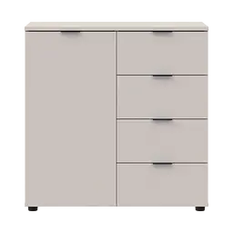 Комод Doros Рон 1 1 фасад 4 шухляды Кашемір 80х38х81 (41516043) - мініатюра 4
