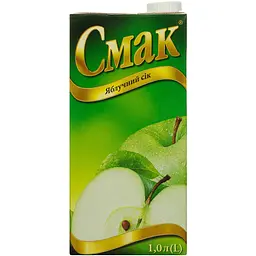 Сок Смак Яблочный 1 л