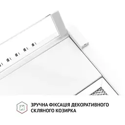 Витяжка пласка Perfelli PL 5144 W LED - мініатюра 5