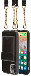 Чохол шкіряний протиударний з відділенням для карток Sonix Leather Crossbody Wallet для iPhone 11 Pro Max/XS Max Black - мініатюра 10